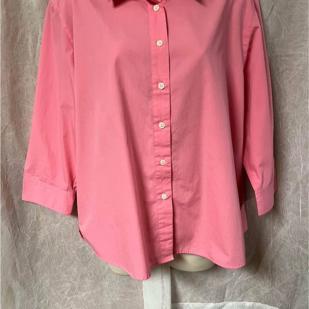 Appleseed's Pink Button-Up Blouse